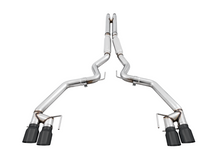 Load image into Gallery viewer, AWE Tuning 2018+ Ford Mustang GT (S550) Cat-back Exhaust - Track Edition (Quad Diamond Black Tips)
