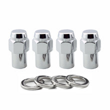 Load image into Gallery viewer, McGard Hex Lug Nut (Reg. Shank - .746in.) M12X1.5 / 13/16 Hex / 1.65in. Length (4-Pack) - Chrome
