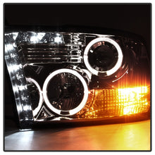 Load image into Gallery viewer, Spyder Dodge Ram 1500 09-14 10-14 Projector Headlights Halogen- LED Halo LED- Smke PRO-YD-DR09-HL-SM
