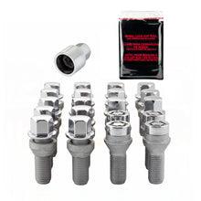 Load image into Gallery viewer, McGard 5 Lug Hex Install Kit w/Locks (Cone Seat Bolt) M14X1.5 / 17mm Hex / 30.5mm Shank L. - Chrome

