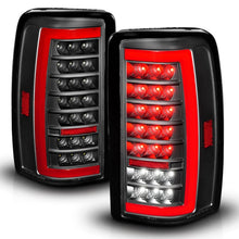 Load image into Gallery viewer, ANZO 00-06 Chevrolet Tahoe / GMC Yukon Full LED Taillights w/ Lightbar Black Housing/Clear Lens

