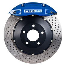 Load image into Gallery viewer, StopTech 06-10 VW Golf/Jetta Front BBK ST-40 Caliper Blue / 2pc Drilled 328x28mm Rotor
