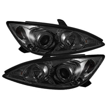 Load image into Gallery viewer, Spyder Toyota Camry 02-06 Projector Headlights LED Halo LED Smoke High H1 Low H1 PRO-YD-TCAM02-HL-SM
