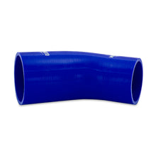 Load image into Gallery viewer, Mishimoto Silicone Reducer Coupler 45 Degree 2in to 2.25in - Blue
