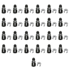 Load image into Gallery viewer, Russell Performance Adapter -6 AN Male to 5/16in Quick Disconnect Female Screw - Black (Bulk Pkg 25)
