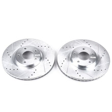 Load image into Gallery viewer, Power Stop 03-05 Infiniti FX35 Front Evolution Drilled &amp; Slotted Rotors - Pair
