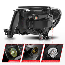 Load image into Gallery viewer, ANZO 05-11 Toyota Tacoma Projector Headlights w/Light Bar Switchback Black Housing
