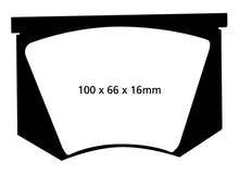 Load image into Gallery viewer, EBC 64-66 Ac Cobra 7.0 Redstuff Rear Brake Pads
