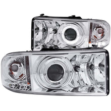 Load image into Gallery viewer, ANZO 1994-2001 Dodge Ram Projector Headlights w/ Halo Chrome
