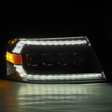 Load image into Gallery viewer, AlphaRex 04-08 Ford F-150 (No 2004 Heritage) NOVA-Series LED Proj HL Alpha-Blk w/Actv Lgt / Seq. Sig

