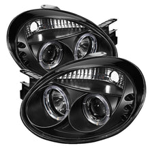 Load image into Gallery viewer, Spyder Dodge Neon 03-05 Projector Headlights LED Halo LED Black High H1 Low H1 PRO-YD-DN03-HL-BK
