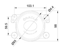 Load image into Gallery viewer, Oracle 100mm 15W Driving Beam LED Emitter - 6000K
