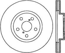 Load image into Gallery viewer, StopTech Sport Slotted 91-95 Toyota MR2 Cryo Front Left Rotor
