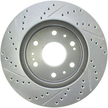 Load image into Gallery viewer, StopTech Select Sport 07-11 GM Silverado 1500 Slotted and Drilled Left Front Rotor
