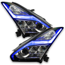 Load image into Gallery viewer, Oracle 15-21 Nissan GT-R Lightning Bolt Headlight DRL Upgrade RGB+W ColorSHIFT w/ Simple Controller
