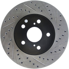 Load image into Gallery viewer, StopTech 02 Lexus ES 250/300/330/350 / 05-07 Toyota Avalon Slotted &amp; Drilled Left Front Rotor

