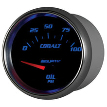 Load image into Gallery viewer, Autometer Cobalt 66.7mm 0-100 PSI Oil Pressure Gauge

