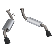 Load image into Gallery viewer, QTP 14-15 Chevrolet Camaro SS 6.2L 304SS AR3 Axle Back Exhaust w/4.5in Black Tips
