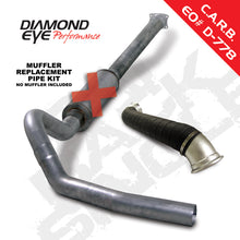 Load image into Gallery viewer, Diamond Eye KIT 4in CB MRP SGL w/ TDP SS 04-05 Chevy/GMC 6.6L Duramax 2500/3500
