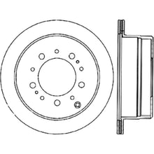Load image into Gallery viewer, StopTech 98-07 Toyota Land Cruiser Rear Right Slotted Sport Cryo Brake Rotor
