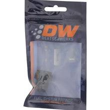 Load image into Gallery viewer, DeatschWerks 6AN Female Flare to 8AN Male Flare Expander - Anodized Matte Black
