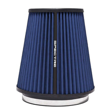 Load image into Gallery viewer, Spectre HPR Conical Air Filter 6in. Flange ID / 7.719in. Base OD / 8.5in. Tall - Blue
