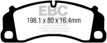 Load image into Gallery viewer, EBC 13-15 Porsche 911 (991) (Cast Iron Rotor only) 3.8 GT3 Yellowstuff Front Brake Pads
