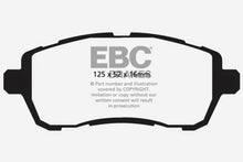Load image into Gallery viewer, EBC 10+ Ford Fiesta 1.6 (FOR NON-ST/NON-TURBO) Greenstuff Front Brake Pads
