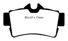 Load image into Gallery viewer, EBC 94-98 Ford Mustang 3.8 Redstuff Rear Brake Pads
