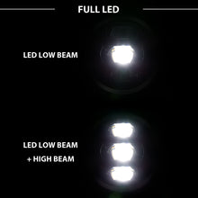Load image into Gallery viewer, ANZO 2018-2019 Jeep Wrangler Full Led ProjectorH.L Black
