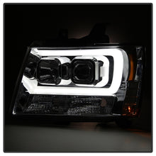 Load image into Gallery viewer, Spyder 07-14 Chevy Suburban/1500/2500/Tahoe V2 Projector Headlights Chrome PRO-YD-CSUB07V2-DRL-C
