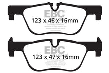 Load image into Gallery viewer, EBC 14+ BMW 228 Coupe 2.0 Turbo ATE calipers Yellowstuff Rear Brake Pads
