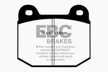 Load image into Gallery viewer, EBC 99-03 Mitsubishi Lancer Evolution 2.0 Turbo Redstuff Rear Brake Pads
