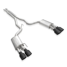 Load image into Gallery viewer, Stainless Works 2020 Ford GT500 Legend Catback X-Pipe Exhaust Factory Connect - Black Tips
