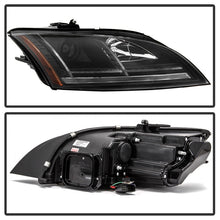 Load image into Gallery viewer, Spyder 08-15 Audi TT Halogen Projector Headlights w/Seq Turn Signal - Black (PRO-YD-ATT08-BK)
