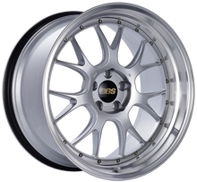 Load image into Gallery viewer, BBS LM-R 20x11 5x114.3 ET20 CB66 Diamond Silver Center Diamond Cut Lip Wheel
