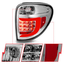 Load image into Gallery viewer, ANZO 2004-2007 Dodge Grand Caravan LED Tail Lights w/ Light Bar Chrome Housing Clear Lens
