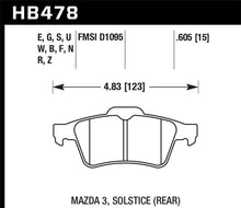 Load image into Gallery viewer, Hawk 13-14 Ford Focus ST / Mazda/ Volvo Blue 9012 Rear Race Brake Pads
