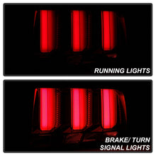 Load image into Gallery viewer, Spyder 05-09 Ford Mustang (Red Light Bar) LED Tail Lights - Black ALT-YD-FM05V3-RBLED-BK

