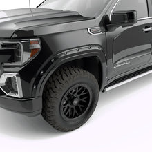 Load image into Gallery viewer, EGR 19-23 Gmc Sierra 1500 Painted To Code Traditional Bolt-On Look Fender Flares Black Set Of 4
