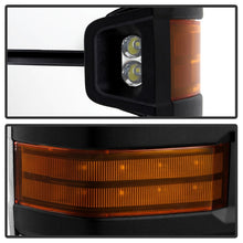 Load image into Gallery viewer, xTune Chevy Silverado 14-16 Heated Amber LED Signal Mirror Chrome MIR-CSIL14S-G3C-PWH-AM-SET
