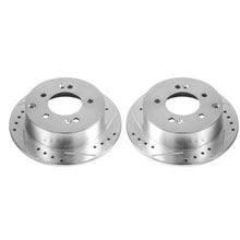 Load image into Gallery viewer, Power Stop 10-13 Kia Forte Rear Evolution Drilled &amp; Slotted Rotors - Pair
