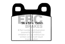 Load image into Gallery viewer, EBC 64-69 Porsche 911 2.0 (M Caliper) (Solid front rotor) Bluestuff Rear Brake Pads
