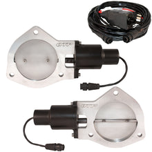 Load image into Gallery viewer, QTP 4in Bolt-On QTEC Dual Electric Cutout Valves - Pair
