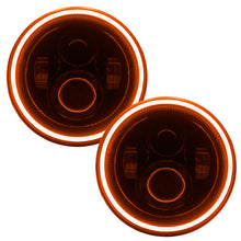 Load image into Gallery viewer, Oracle 7in High Powered LED Headlights - Black Bezel - Amber
