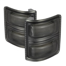 Load image into Gallery viewer, xTune Ford Superduty 08-14 F250-F550 Amber LED Mirror Signal Lens - Smoke ACC-LED-FDSD08-MR-SM
