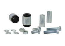 Load image into Gallery viewer, Whiteline 09 lancer Ralliart Rear Camber adj kit-control arm upper bushes

