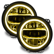 Load image into Gallery viewer, Oracle Jeep Wrangler JL/JT RGB+W Headlight DRL Upgrade Kit - ColorSHIFT w/ Simple Controller
