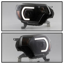 Load image into Gallery viewer, xTune Toyota Tacoma 12-15 Headlights - Light Bar DRL - Black PRO-JH-TTA12-LBDRL-BK

