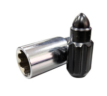 Load image into Gallery viewer, NRG 500 Series M12 X 1.5 Bullet Shape Steel Lug Nut Set - 21 Pc w/Lock Key - Black
